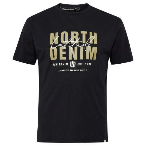 detail Triko North Raw Denim