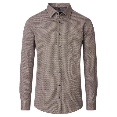 detail Košile Casamoda Brown Diamonds