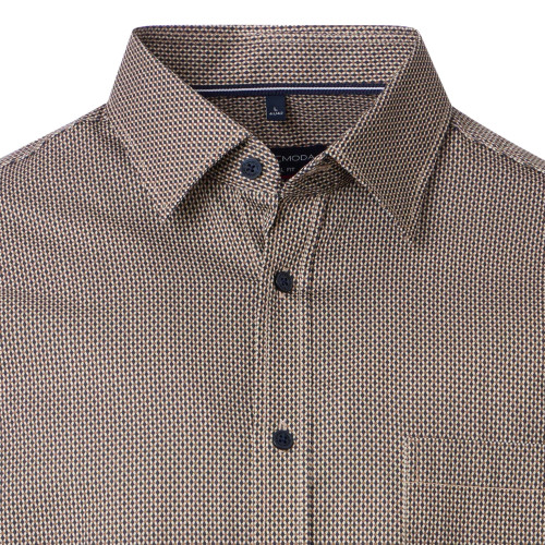 detail Košile Casamoda Brown Diamonds