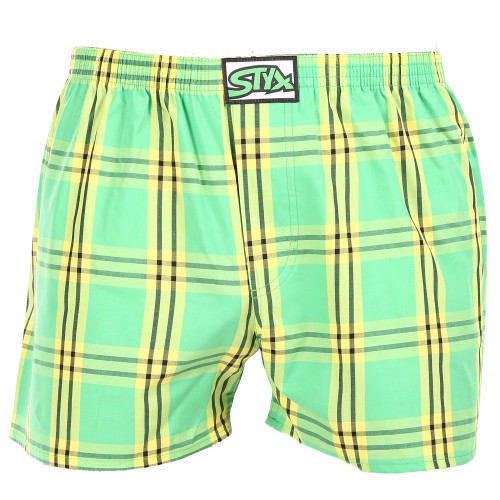 detail Trenýrky Styx Biggie Classic Green